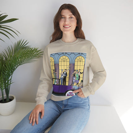 Au Revoir by George Barbier Heavy Blend™ Crewneck Sweatshirt