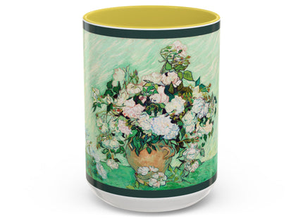 Roses by Vincent Van Gogh Colorful Mugs (11oz, 15oz)