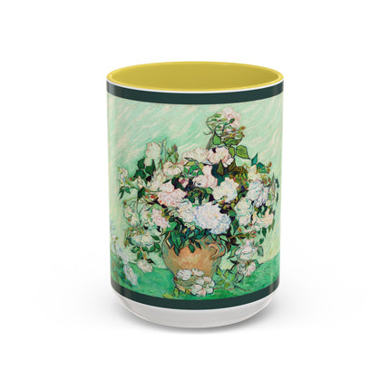 Roses by Vincent Van Gogh Colorful Mugs (11oz, 15oz)