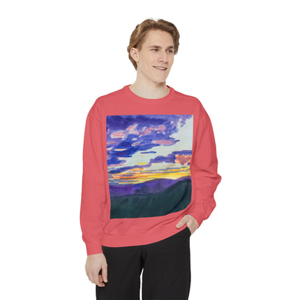 Naturstudie XII by Karl Wiener Garment-Dyed Sweatshirt