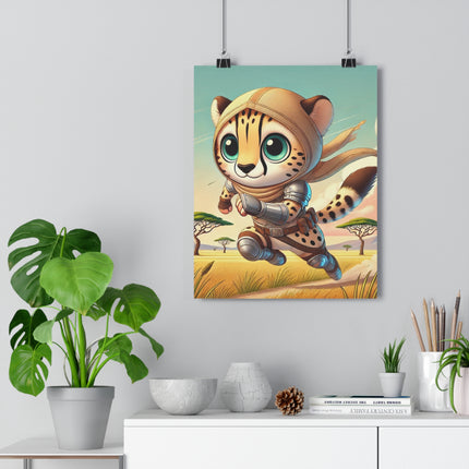 Swift Cheetah Giclée Art Print