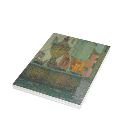 La Fontaine by Henri Le Sidaner Postcards (envelopes included) - Bundles of 10, 30, 50 Pieces