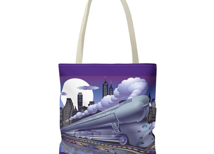 The Art Deco Bullet Train Tote Bag (AOP)