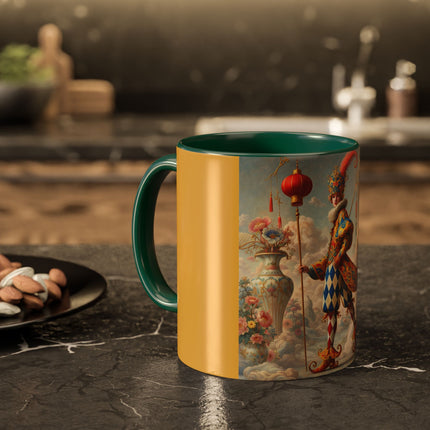 The Ornamental Jester Colorful Mugs (11oz, 15oz)