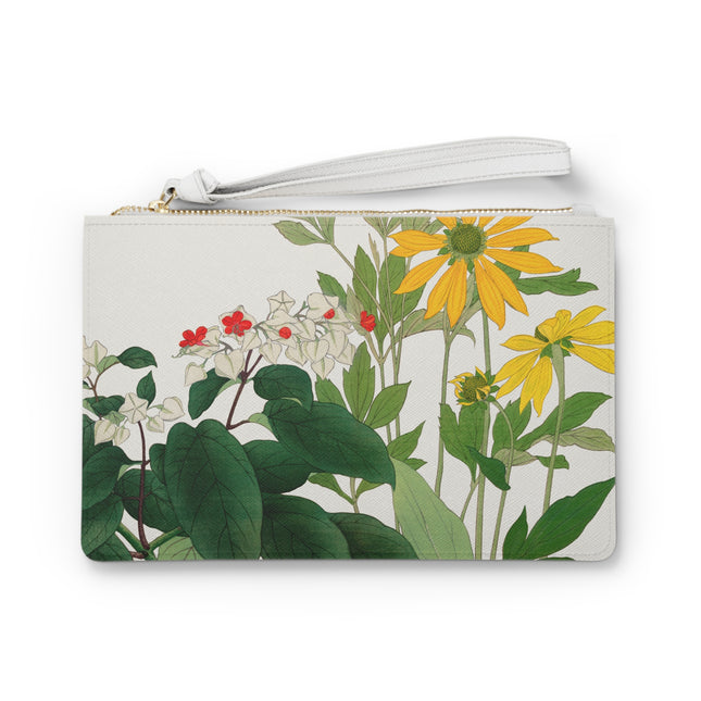 Clerodendrum & Rudbeckia by Tanigami Kônan Clutch Bag