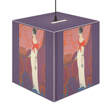 L’Entracte by Georges Lepape Light Cube Lamp