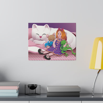 Joy of Friendship – Whimsical Cat, Mouse, and Rag Doll Dreamtime