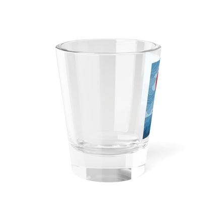 Siren of the Waves Shot Glass – Dramatic Sea Power & Bold Elegance