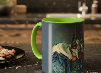 The Peppermint Bottle by Paul Cézanne Colorful Mugs (11oz, 15oz)