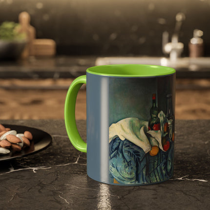 The Peppermint Bottle by Paul Cézanne Colorful Mugs (11oz, 15oz)