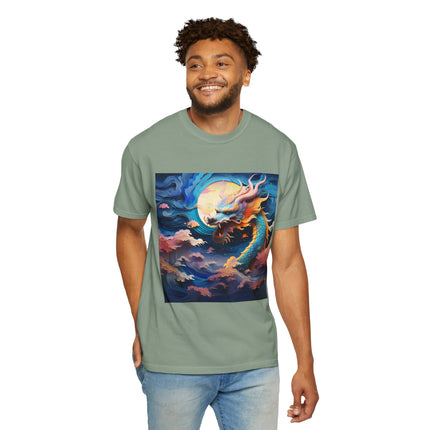 A Dragon's Ascent Unisex Garment-Dyed T-shirt