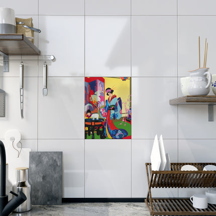 A Timeless Journey by Umberto Brunelleschi Ceramic Tile