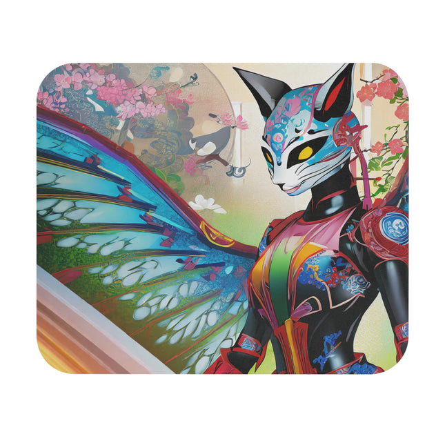 Cyberpunk Chic Mouse Pad, Rectangle