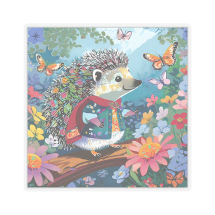 Cute Hedgehog Kiss-Cut Stickers (4 Sizes)