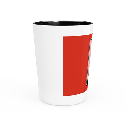 Woman Waiting for her Beloved at 1:59 by Kobayashi Kaichi Ceramic Shot Glass