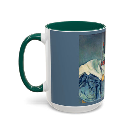 The Peppermint Bottle by Paul Cézanne Colorful Mugs (11oz, 15oz)