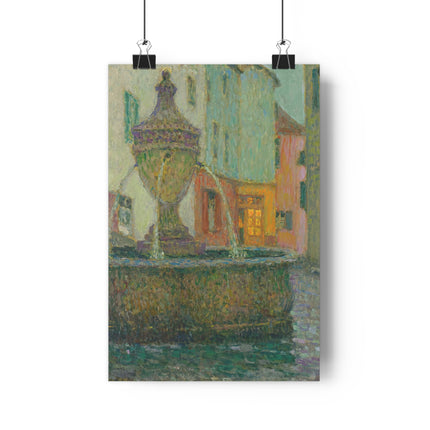 La Fontaine, Saint-Paul De Vence by Henri Le Sidaner Giclée Art Print