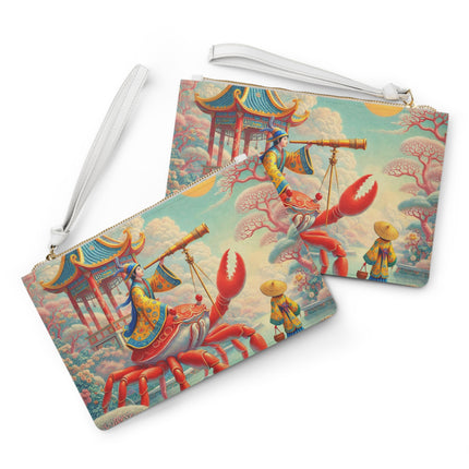 The Celestial Crab Navigator Clutch Bag