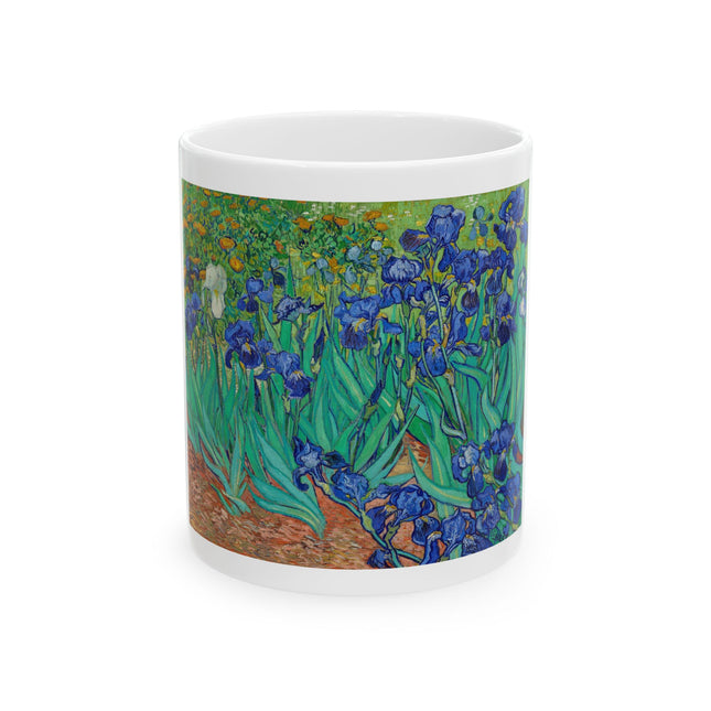 Irises by Vincent Van Gogh Ceramic Mug (11oz, 15oz)
