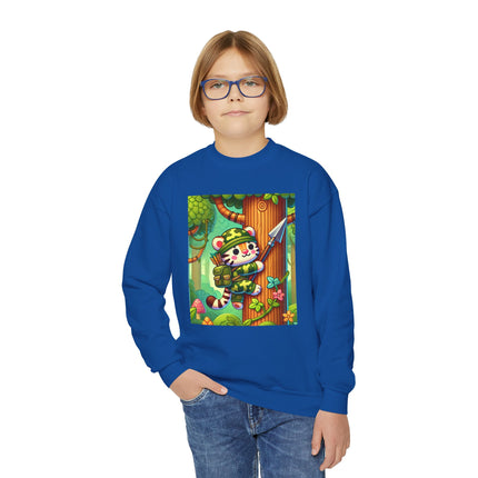 Stealthy Stripes Youth Crewneck Sweatshirt