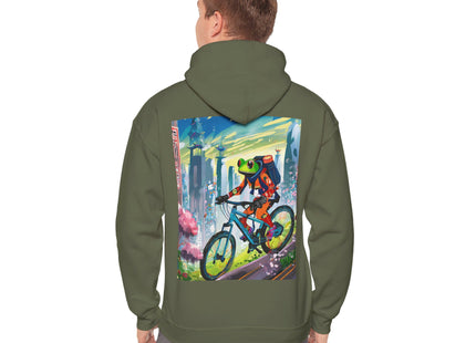 Cyberpunk Frog – Heavy Blend™ Hooded Sweatshirt