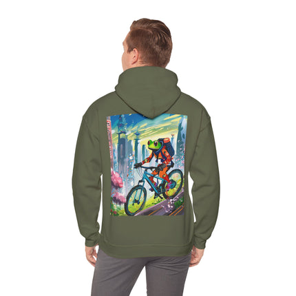 Cyberpunk Frog – Heavy Blend™ Hooded Sweatshirt