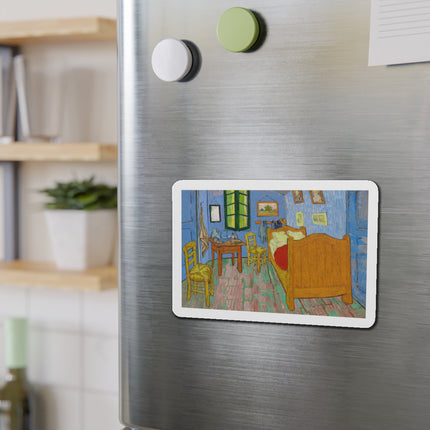 The Bedroom by Vincent van Gogh Die-Cut Magnets (5 Sizes)
