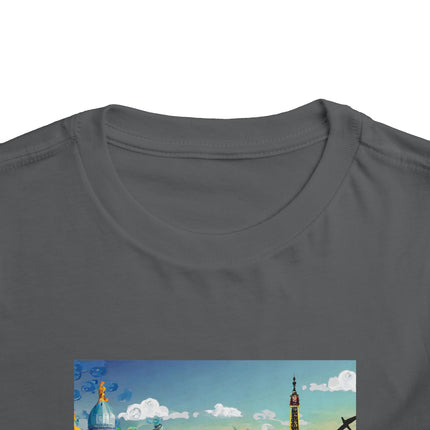 Crab Architect Toddler Short Sleeve Tee