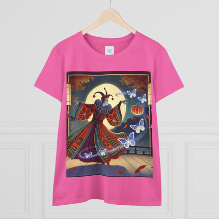 Court Magician with Ghost Butterflies Cotton Tee
