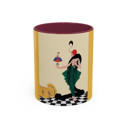 The Marionette Colorful Mugs – Theatrical Glamour & Cabaret Elegance