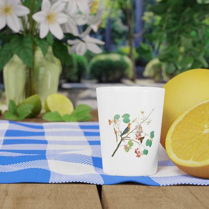Orange-Headed Ground Thrush by Shaikh Zain al–Din Ceramic Shot Glass