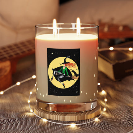 A Witch’s Moonlit Flight Scented Candle - Full Glass, 11oz