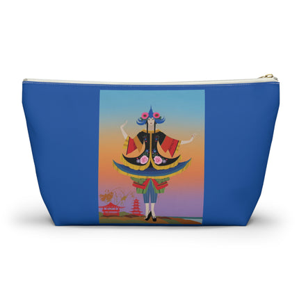 Kabuki Dancer at Twilight Cosmetic Bag – Elegant Performance & Vibrant Fantasy