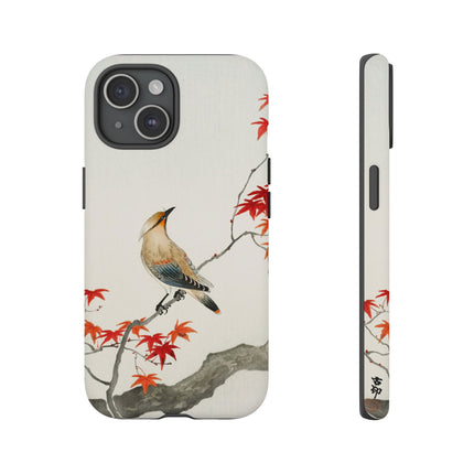 Japanese Bird on Maple by Ohara Koson Phone Cases