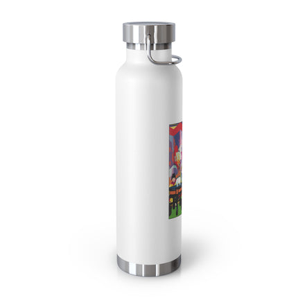 A Timeless Journey by Umberto Brunelleschi Copper Vacuum Insulated Bottle, 22oz