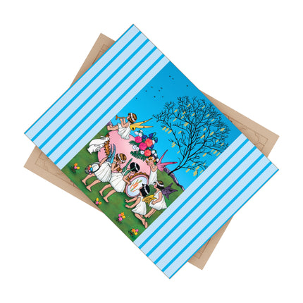 Enchanted Easter Gathering Ceramic Tile
