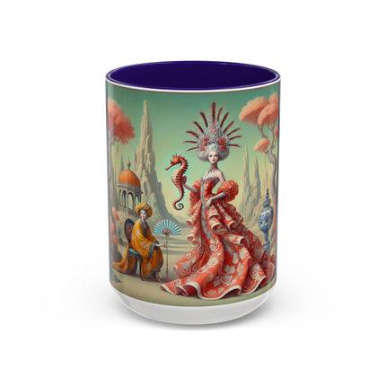 The Seahorse Court Colorful Mugs (11oz, 15oz)