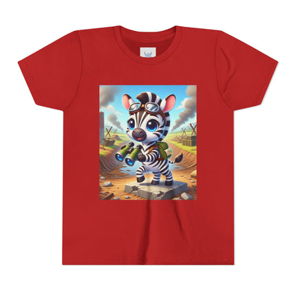Zebra Lookout Youth Short Sleeve Tee