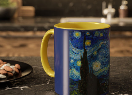 The Starry Night by Vincent Van Gogh Colorful Mugs (11oz, 15oz)