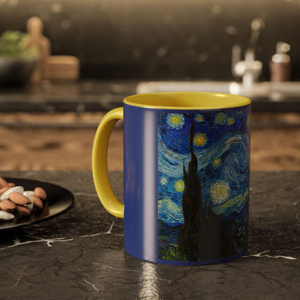 The Starry Night by Vincent Van Gogh Colorful Mugs (11oz, 15oz)
