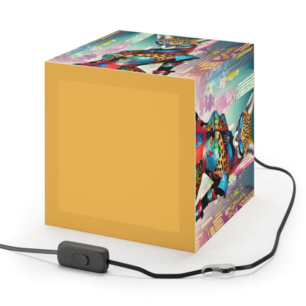 Cyber Cat Glamour Light Cube Lamp