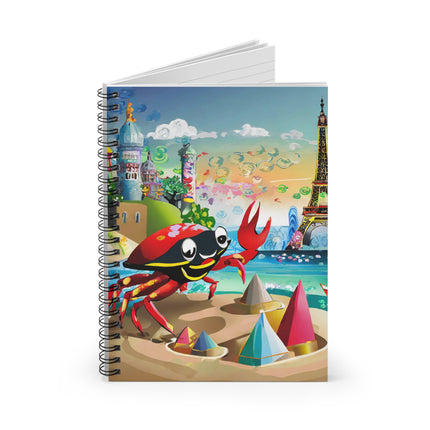 Crab Architect Spiral Notebook - Ruled Line