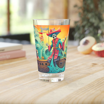Skeleton Crew of the Misty Seas Glass, 16oz