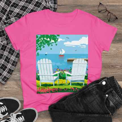 Tranquil Retreat Women's Midweight Cotton Tee