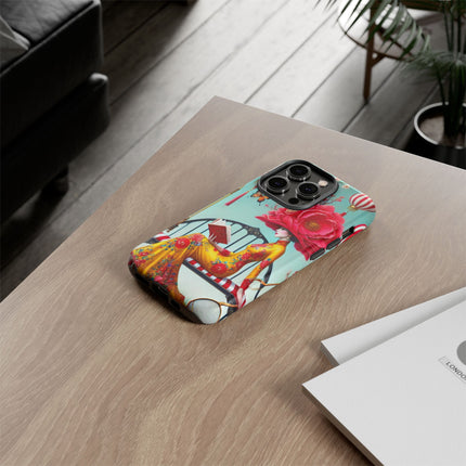 Reading In A Painted Garden Phone Cases