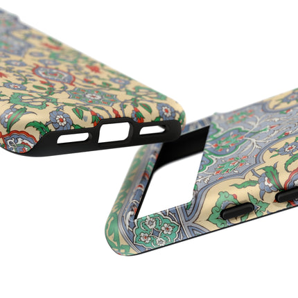 Arabic Art Pattern, Plate by Emile Prisse d’Avennes Phone Cases