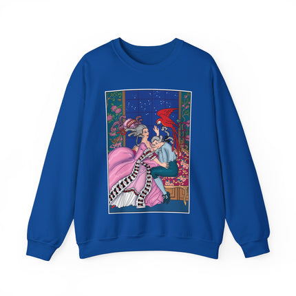The Jealous Parrot by George Barbier Heavy Blend™ Crewneck Sweatshirt
