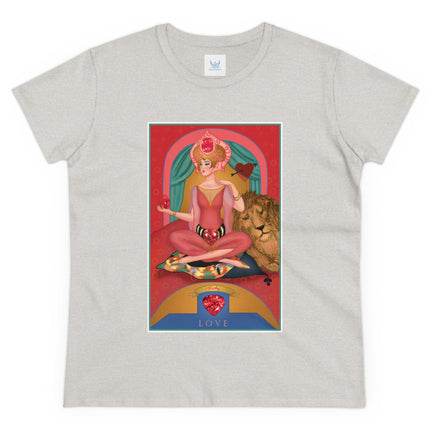 July & Ruby (from the Gem Series) by Sofia Chiostri Women's Midweight Cotton Tee