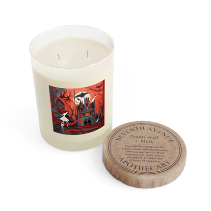 Halloween Night Scene Scented Candle - Full Glass, 11oz