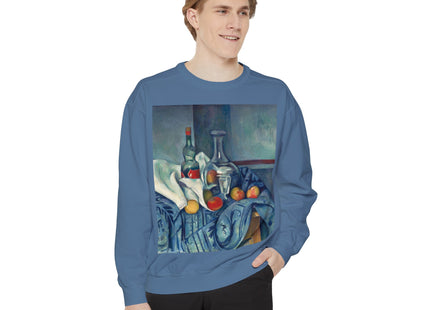 The Peppermint Bottle by Paul Cézanne Unisex Garment-Dyed Sweatshirt